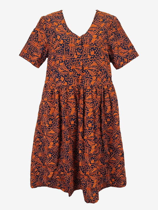 Gorman Dragonfly Embroidered Midi Dress Size 8 by SwapUp-Online Second Hand Store-Online Thrift Store