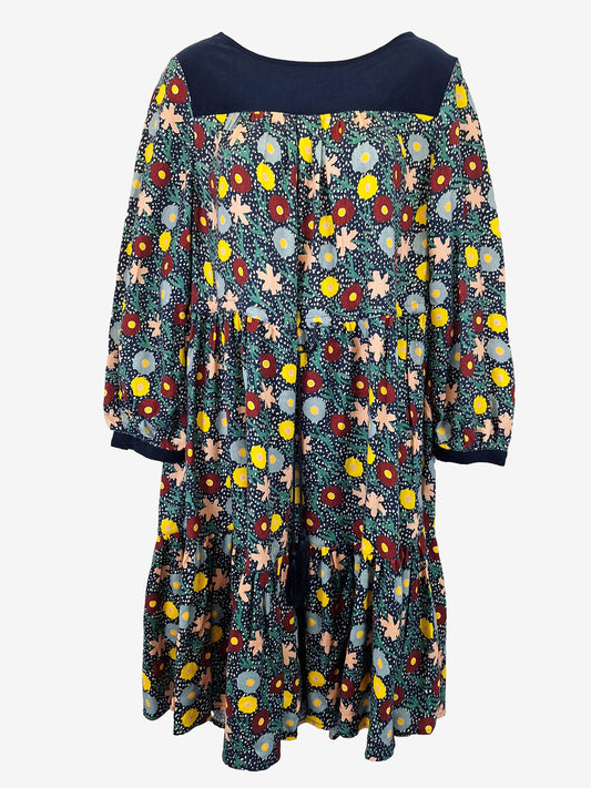 Gorman Abstract Smock Midi Dress Size 8 by SwapUp-Online Second Hand Store-Online Thrift Store