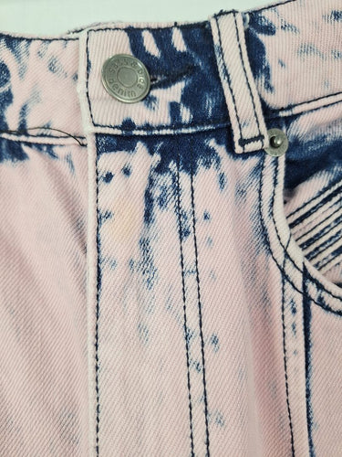 Second-Hand - Sass & Bide Swanky Pink Denim Flare Leg Jeans Size 6 - SwapUp