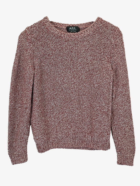 A.P.C Essential Crew Neck Knit Jumper Size S by SwapUp-Online Second Hand Store-Online Thrift Store