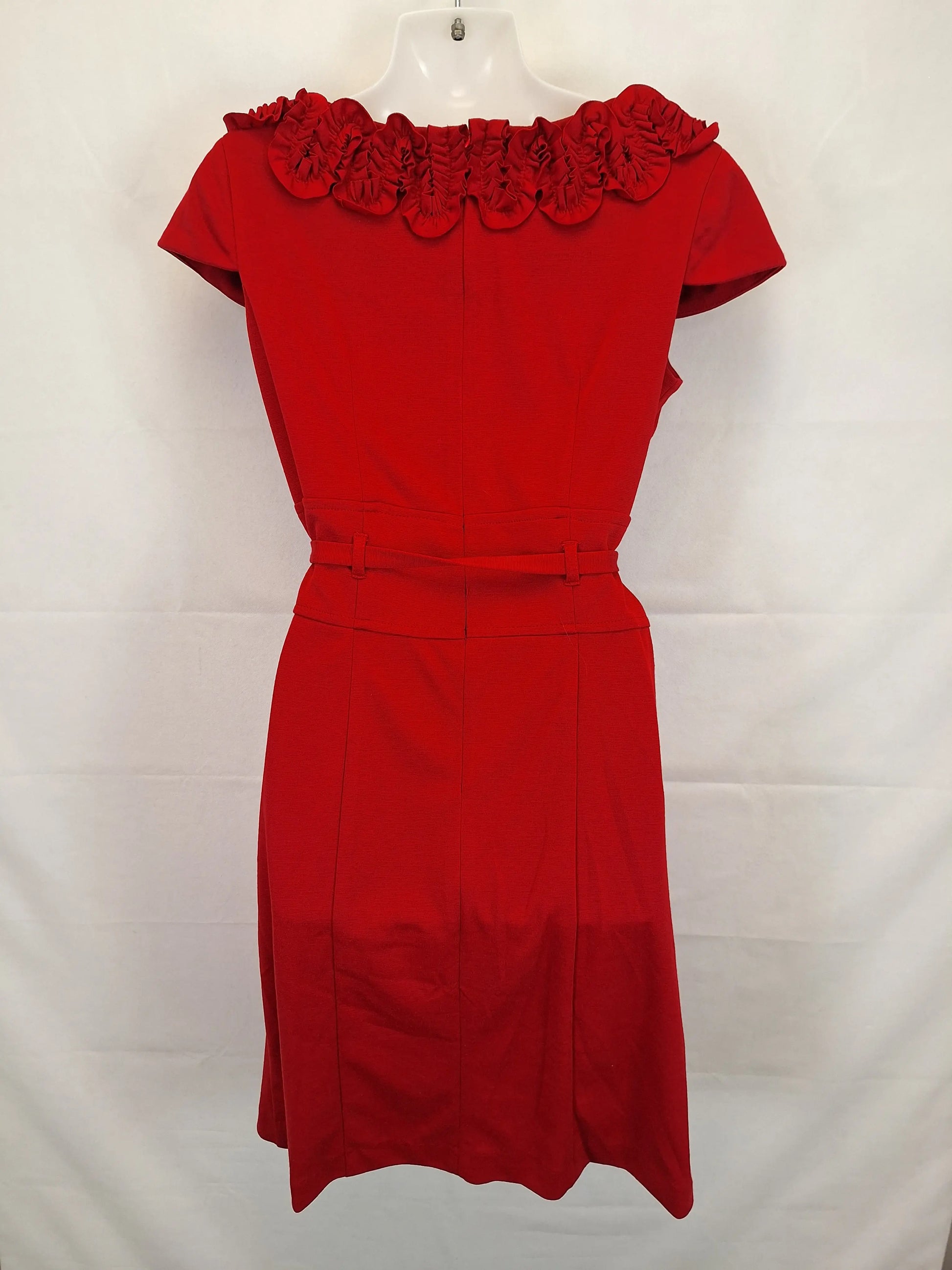 AA Studio Chilli Tie Waist Midi Dress Size 8 by SwapUp-Online Second Hand Store-Online Thrift Store