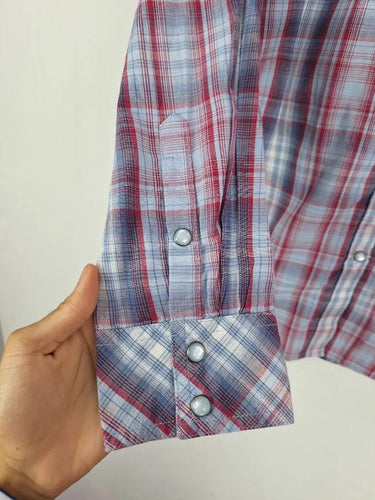 ARIAT Checked Classic Embroidered Western Shirt Size L by SwapUp-Online Second Hand Store-Online Thrift Store