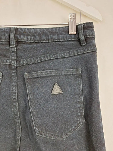 Abrand Jeans Frayed High Boot Denim Jeans Size 8 by SwapUp-Online Second Hand Store-Online Thrift Store