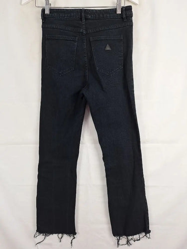 Abrand Jeans Frayed High Boot Denim Jeans Size 8 by SwapUp-Online Second Hand Store-Online Thrift Store