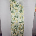 Adorne Lemon Floral Asymmetrical Maxi Dress Size 16 by SwapUp-Online Second Hand Store-Online Thrift Store