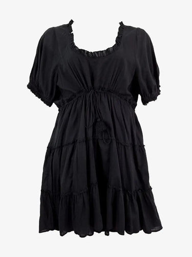 Adrift Tie Waist Tiered Summer Cottage Dress Size L by SwapUp-Online Second Hand Store-Online Thrift Store