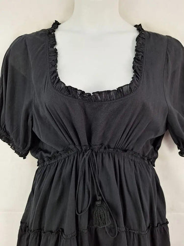 Adrift Tie Waist Tiered Summer Cottage Dress Size L by SwapUp-Online Second Hand Store-Online Thrift Store