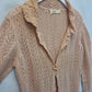 Aero Dusty Rose Boho Crochet Cardigan Size L by SwapUp-Online Second Hand Store-Online Thrift Store