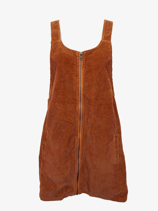 Afends Corduroy Bib And Brace Mini Dress Size 8 by SwapUp-Online Second Hand Store-Online Thrift Store