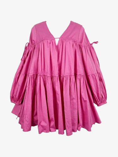 Aje Bubblegum Pink Adjustable Tie Mini Dress Size 4 by SwapUp-Online Second Hand Store-Online Thrift Store