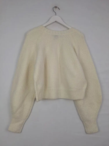 Aje Cozy Ivory Knit Jumper Size L by SwapUp-Online Second Hand Store-Online Thrift Store