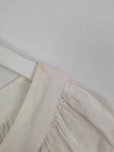 Aje Gold Button Gathered Prairie Top Size One Size by SwapUp-Online Second Hand Store-Online Thrift Store