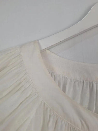 Aje Gold Button Gathered Prairie Top Size One Size by SwapUp-Online Second Hand Store-Online Thrift Store