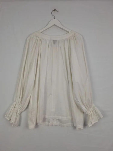 Aje Gold Button Gathered Prairie Top Size One Size by SwapUp-Online Second Hand Store-Online Thrift Store