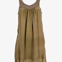 Aje Gold Sequin Silk Mini Dress Size 8 by SwapUp-Online Second Hand Store-Online Thrift Store