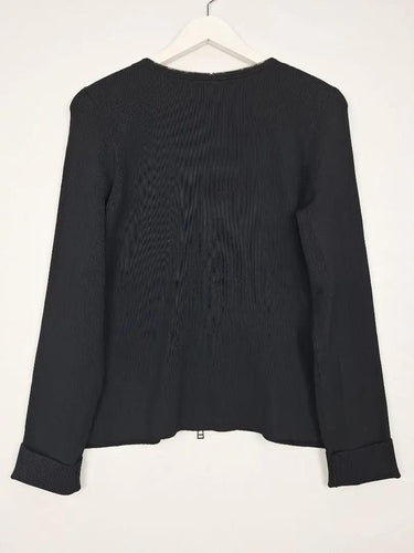 Aje Noir Fine Rib Zipper Cardigan Size 18 by SwapUp-Online Second Hand Store-Online Thrift Store