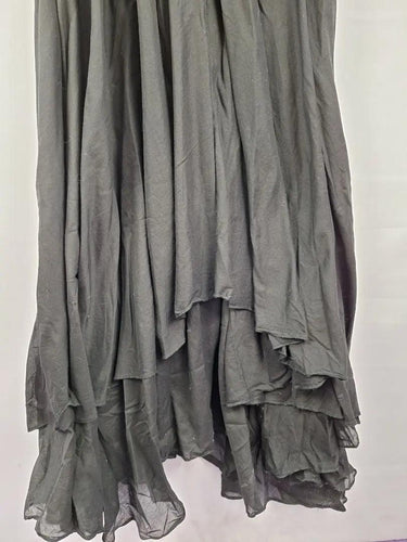 Aje Ruched Deep V Cotton Maxi Dress Size 8 by SwapUp-Online Second Hand Store-Online Thrift Store