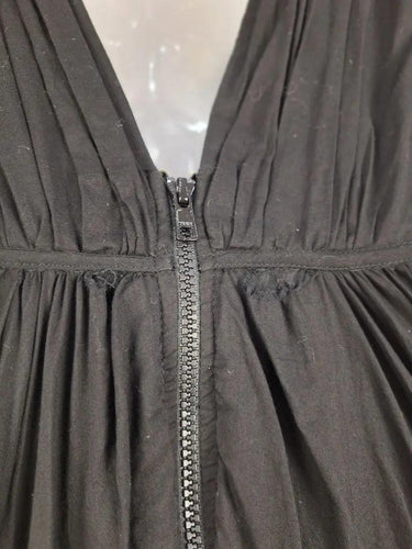 Aje Ruched Deep V Cotton Maxi Dress Size 8 by SwapUp-Online Second Hand Store-Online Thrift Store