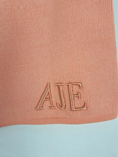Aje Salmon Knitted High-waisted Shorts Size XXS by SwapUp-Online Second Hand Store-Online Thrift Store