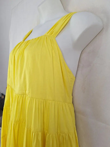 Aje Solstice Tiered Maxi Dress Size 12 by SwapUp-Online Second Hand Store-Online Thrift Store