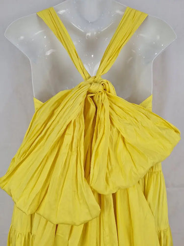 Aje Solstice Tiered Maxi Dress Size 12 by SwapUp-Online Second Hand Store-Online Thrift Store