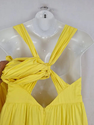 Aje Solstice Tiered Maxi Dress Size 12 by SwapUp-Online Second Hand Store-Online Thrift Store