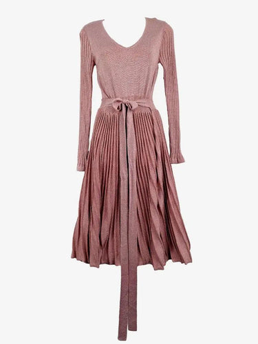 Alannah Hill Ballerina Sparkle Pleat Midi Dress Size 6 by SwapUp-Online Second Hand Store-Online Thrift Store