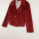 Alannah Hill Cherry Faux Fur Double Breasted Jacket Size 8 by SwapUp-Online Second Hand Store-Online Thrift Store