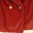 Alannah Hill Cherry Faux Fur Double Breasted Jacket Size 8 by SwapUp-Online Second Hand Store-Online Thrift Store