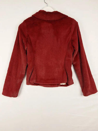 Alannah Hill Cherry Faux Fur Double Breasted Jacket Size 8 by SwapUp-Online Second Hand Store-Online Thrift Store