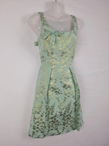 Alannah Hill Golden Blossom Mini Dress Size 6 by SwapUp-Online Second Hand Store-Online Thrift Store