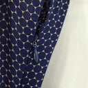 Alannah Hill Navy Frilled Silk Midi Dress Size 10 by SwapUp-Online Second Hand Store-Online Thrift Store