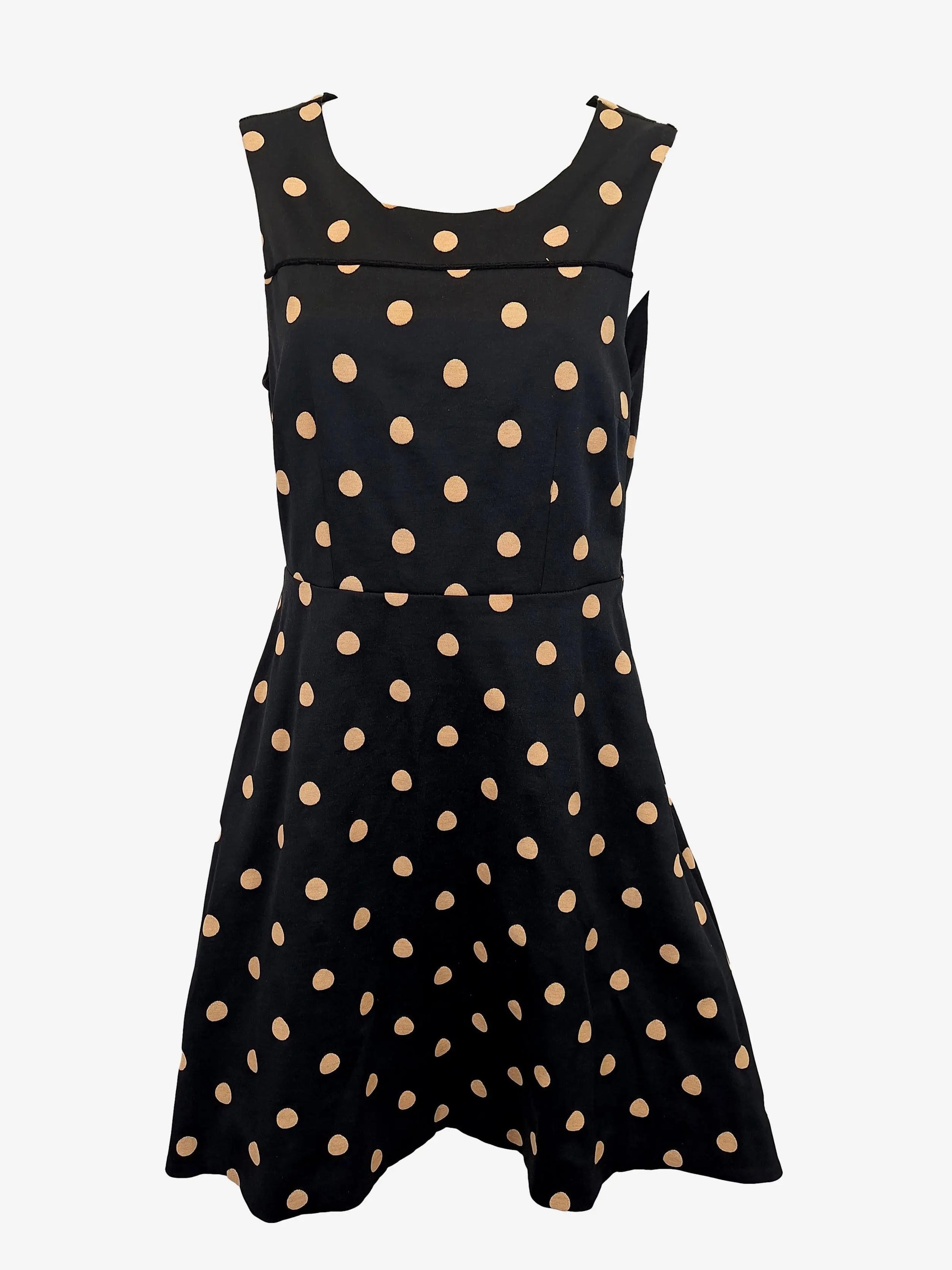 Alannah Hill Polka Dot Cocktail Midi Dress Size 8 by SwapUp-Online Second Hand Store-Online Thrift Store