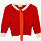 Alannah Hill Raspberry Cropped Knit Cardigan Size 12 by SwapUp-Online Second Hand Store-Online Thrift Store