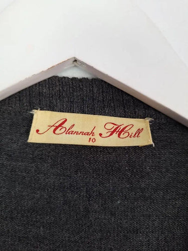 Alannah Hill Sequin Stripe Soft Wool Cardigan Size 10 by SwapUp-Online Second Hand Store-Online Thrift Store