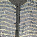 Alannah Hill Sequin Stripe Soft Wool Cardigan Size 10 by SwapUp-Online Second Hand Store-Online Thrift Store