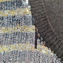 Alannah Hill Sequin Stripe Soft Wool Cardigan Size 10 by SwapUp-Online Second Hand Store-Online Thrift Store