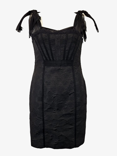 Alannah Hill Stylish Corset Detail Midi Dress Size 12 by SwapUp-Online Second Hand Store-Online Thrift Store