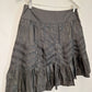 Alannah Hill Textured Panelled Frill Mini Skirt Size 14 by SwapUp-Online Second Hand Store-Online Thrift Store