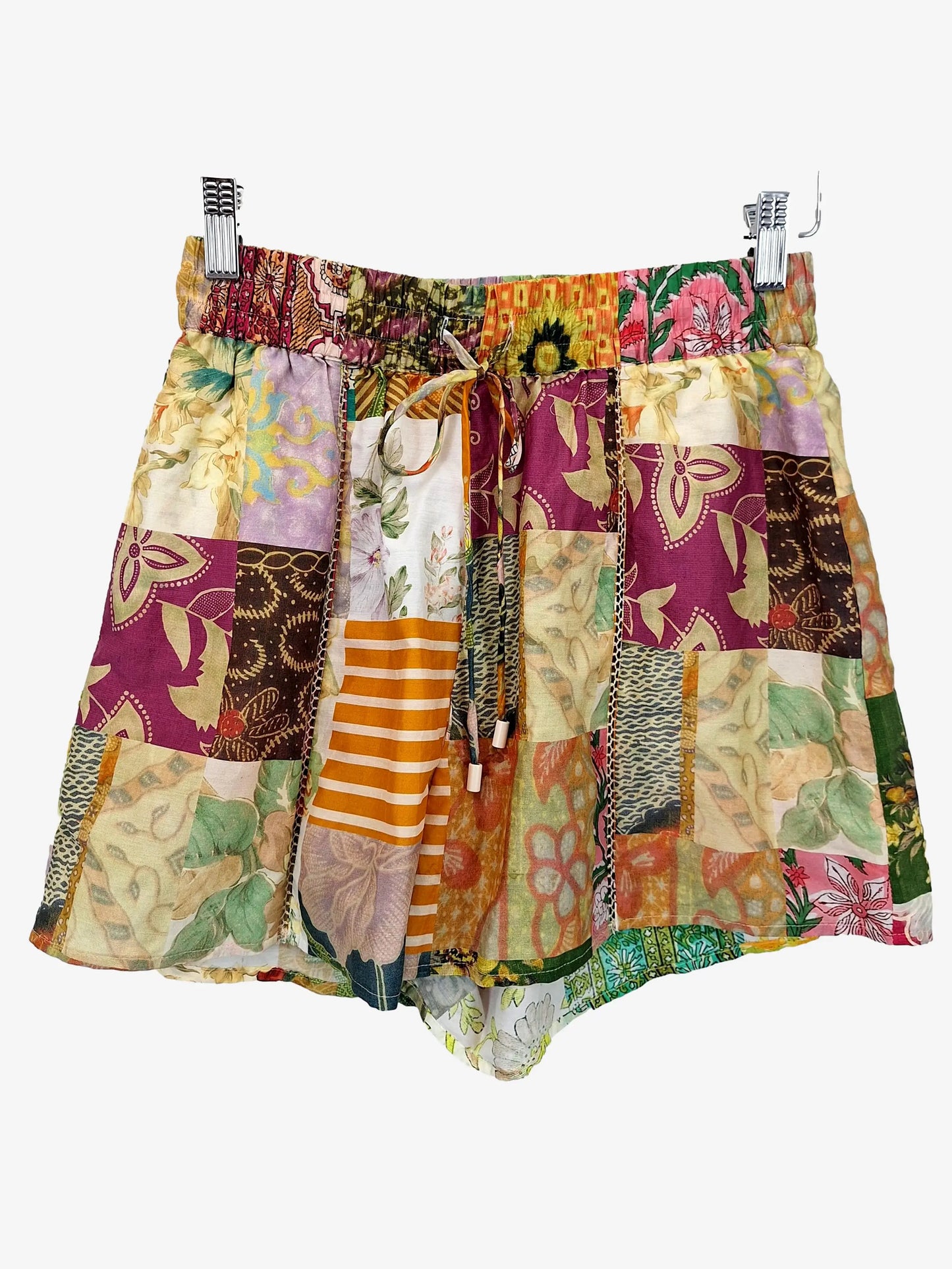 Alemais Everyday Patchwork Drawstring Shorts Size 6 by SwapUp-Online Second Hand Store-Online Thrift Store