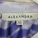 Alexandra Lilac Chicago Tie Dye Boxy Blouse Size XXL by SwapUp-Online Second Hand Store-Online Thrift Store
