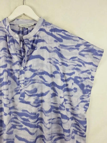 Alexandra Lilac Chicago Tie Dye Boxy Blouse Size XXL by SwapUp-Online Second Hand Store-Online Thrift Store