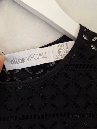 Alice McCall Luxe Lace Crop Top Size 8 by SwapUp-Online Second Hand Store-Online Thrift Store
