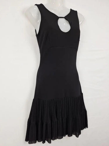 Aliuka Keyhole Mini Pleat Cocktail Mini Dress Size S by SwapUp-Online Second Hand Store-Online Thrift Store