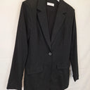 All Things Golden Linen Blend Classic Long  Blazer Size S by SwapUp-Online Second Hand Store-Online Thrift Store