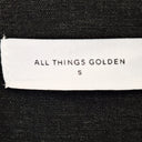 All Things Golden Linen Blend Classic Long  Blazer Size S by SwapUp-Online Second Hand Store-Online Thrift Store
