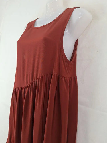 Alpha60 Asymmetrical Tiered Silk Dress Size S by SwapUp-Online Second Hand Store-Online Thrift Store