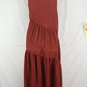 Alpha60 Asymmetrical Tiered Silk Dress Size S by SwapUp-Online Second Hand Store-Online Thrift Store