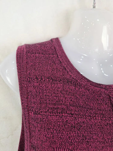 Alpha60 Fuchsia Pin Pleat Knit Maxi Dress Size S by SwapUp-Online Second Hand Store-Online Thrift Store