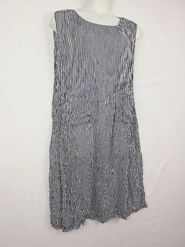 Alquema Striped Textured Shift Dress Size L by SwapUp-Online Second Hand Store-Online Thrift Store